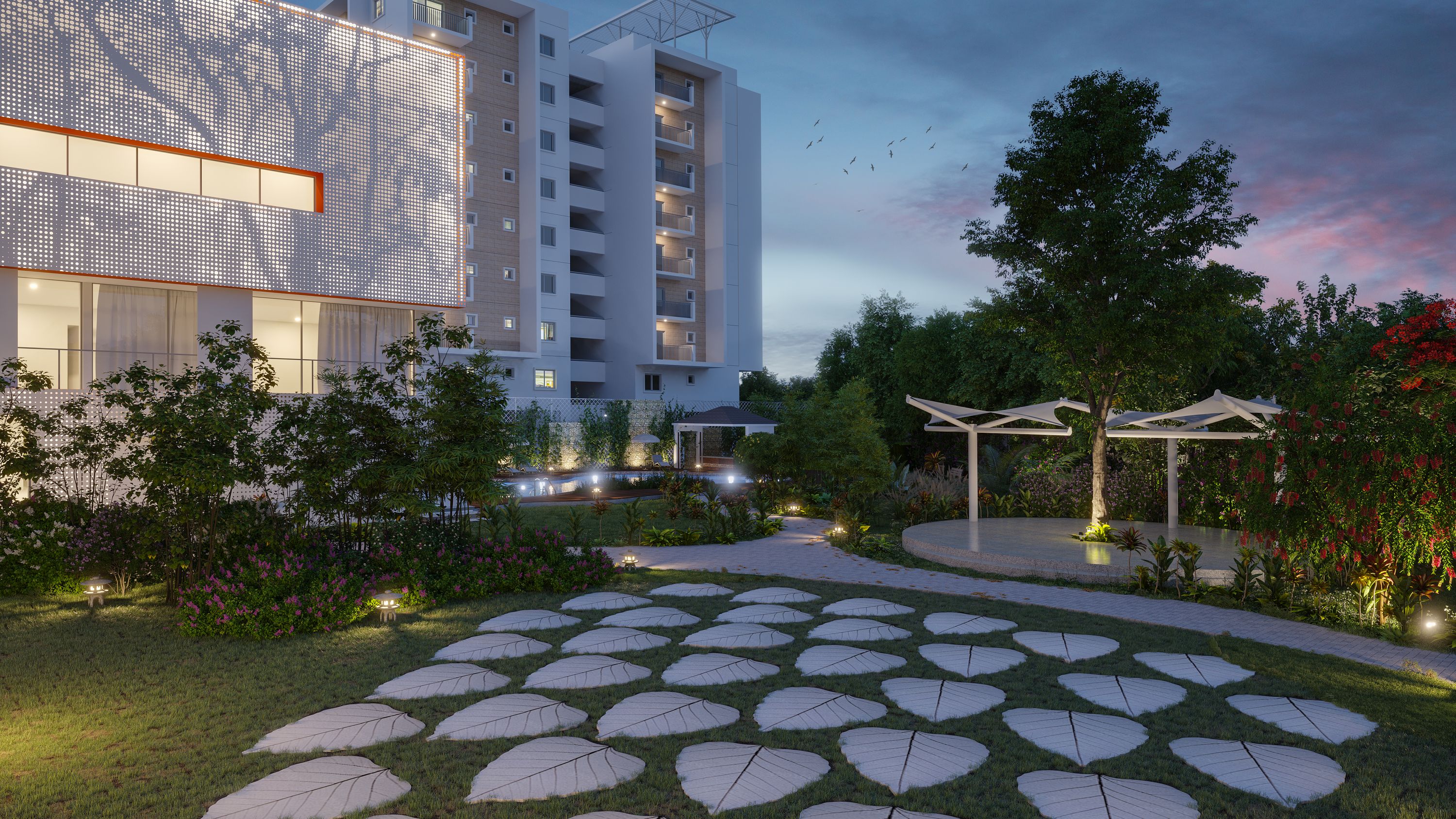 The Bodhivriksha - Evening View