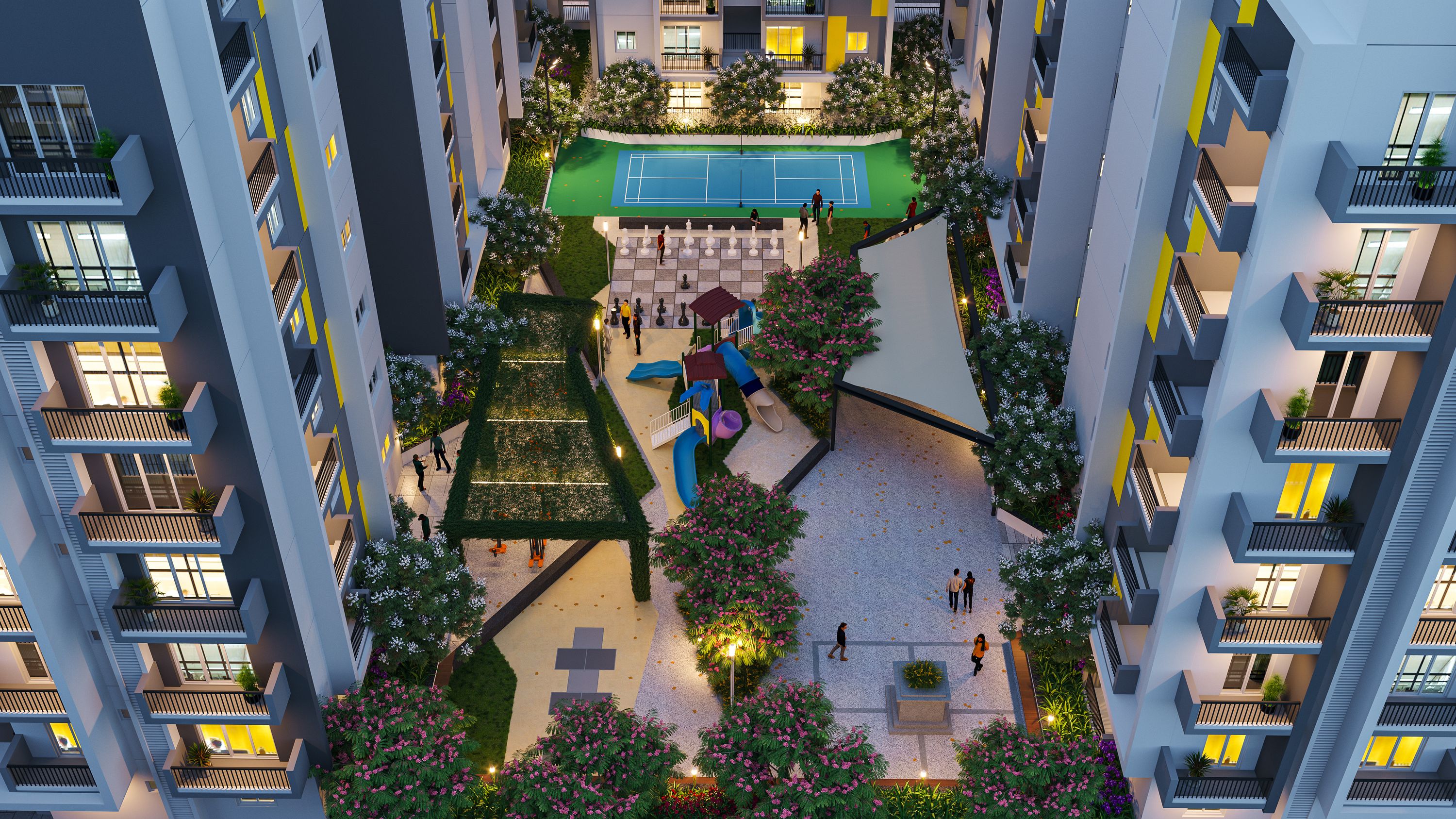 The Kalpavriksha - Tower D Evening View